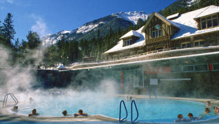 Pleiades Day Spa Bannf Upper Hot Spring located in Banff, Alberta Canada